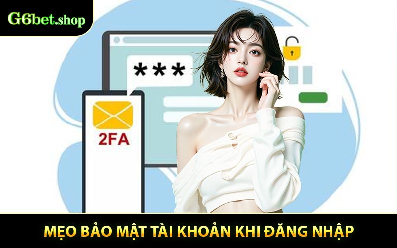 Mẹo bảo mật tài khoản an toàn khi đăng nhập G6BET
